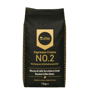Caffista Espresso-Creme No. 2 Kaffeebohnen – kräftige Espresso Bohnen mit goldener Crema, geröstet in Italien