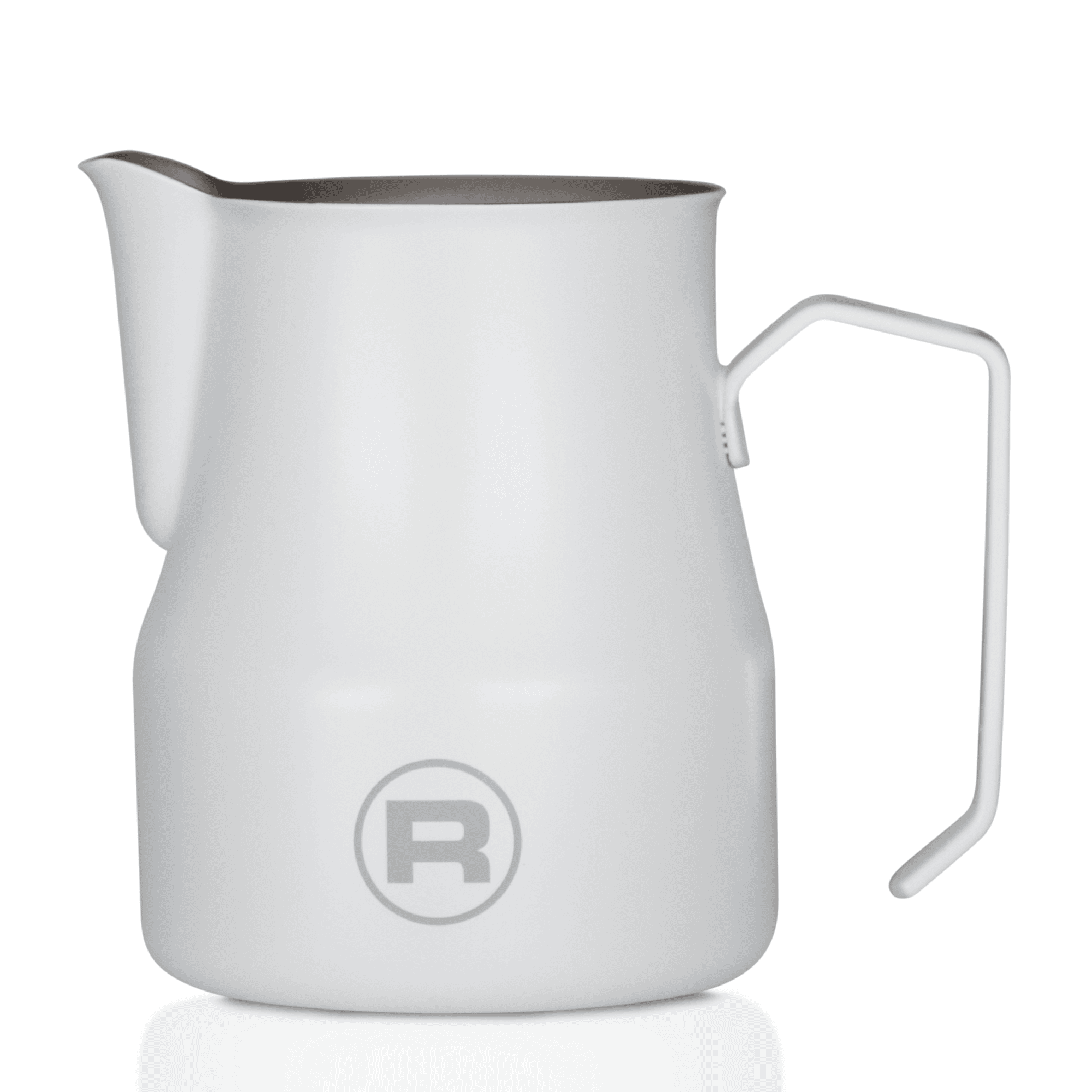 ROCKET Milchkännchen White 500 ml – glänzend weißes Barista Kännchen aus Edelstahl