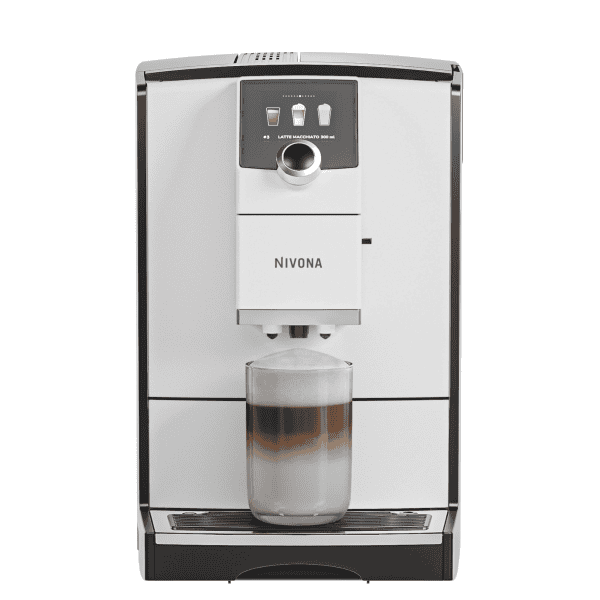 NIVONA NICR 796 White Kaffeevollautomat bereitet Latte Macchiato zu
