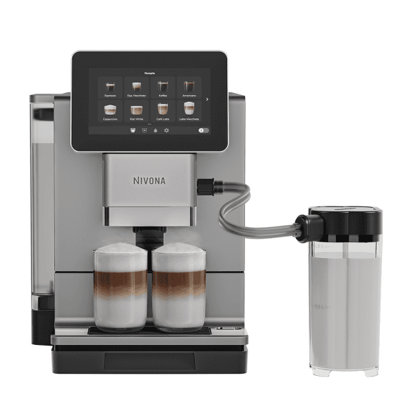 NIVONA NIVO 9103 Titan mit Milchsystem und zwei Latte Macchiato | Caffista Sindelfingen