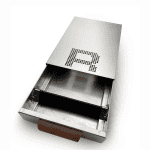 ROCKET Sudschublade Steel-Wood geöffnet – Knock Box mit Innenansicht