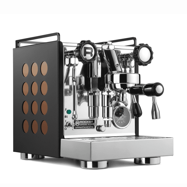 Rocket Appartamento Black Copper Seitenansicht rechts mit Kupferdetails