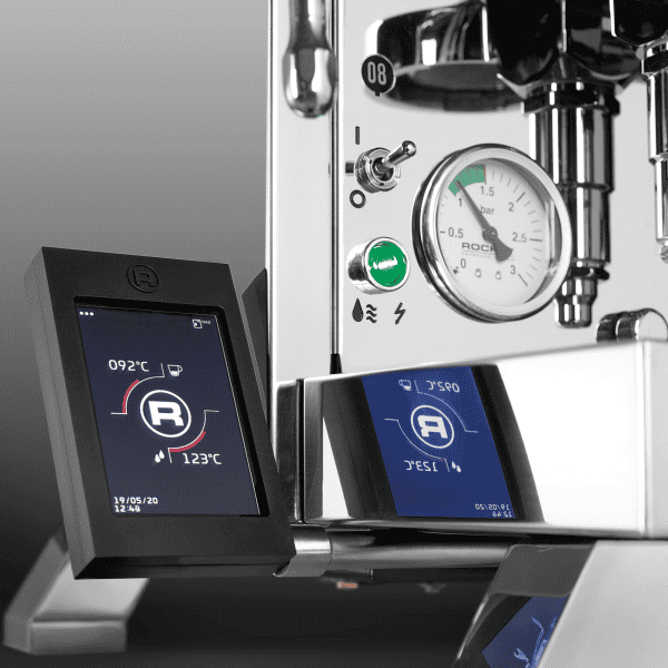 Rocket R58 Cinquantotto PID Display Nahaufnahme zur Temperatursteuerung