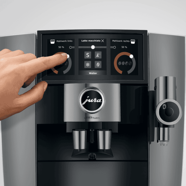 JURA J10 twin Panorama Coffee Panel Touchdisplay