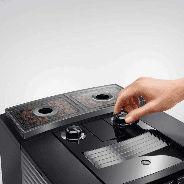 JURA J10 twin Einstellung der Mahlwerke