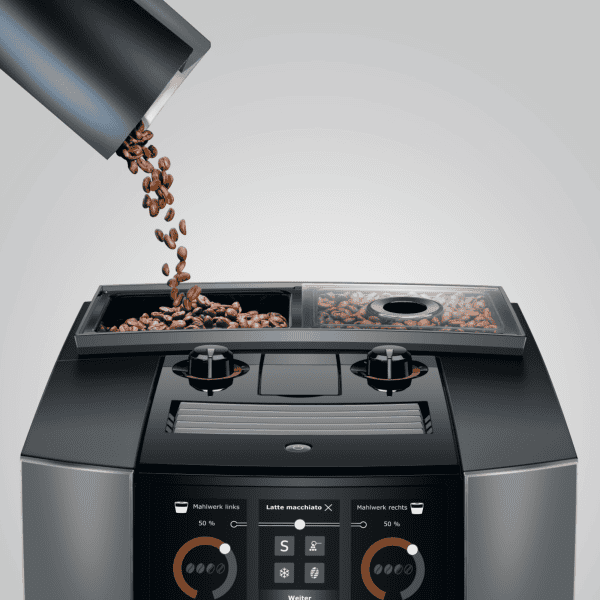 JURA J10 twin Bohnenbehälter mit Kaffee Bohnen