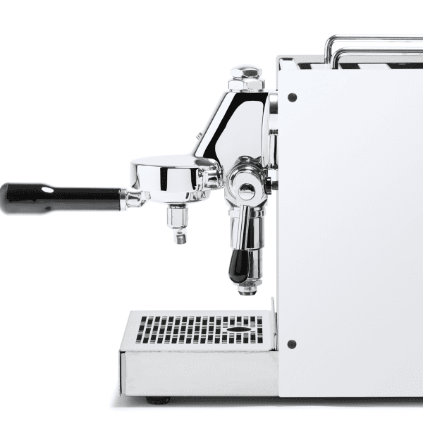 Quick Mill Carola PID Siebträger Kaffeemaschine Seitenansicht Edelstahl