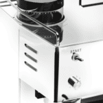 Quick Mill Pegaso Edelstahl Gehäuse Detailansicht Seitenprofil