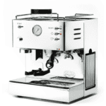 Quick Mill Pegaso Espresso Siebträgermaschine Gesamtansicht Edelstahl