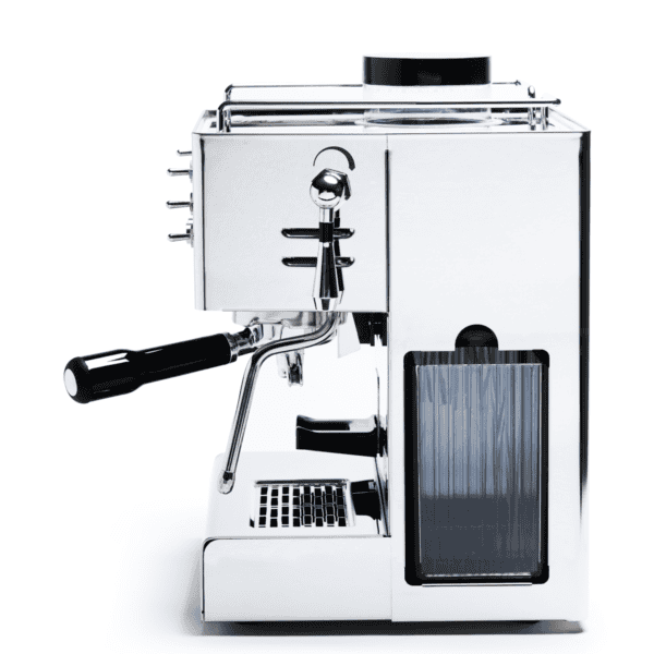 Quick Mill Pegaso PID Flow Control espresso maschine Edelstahl mit integriertem Mahlwerk