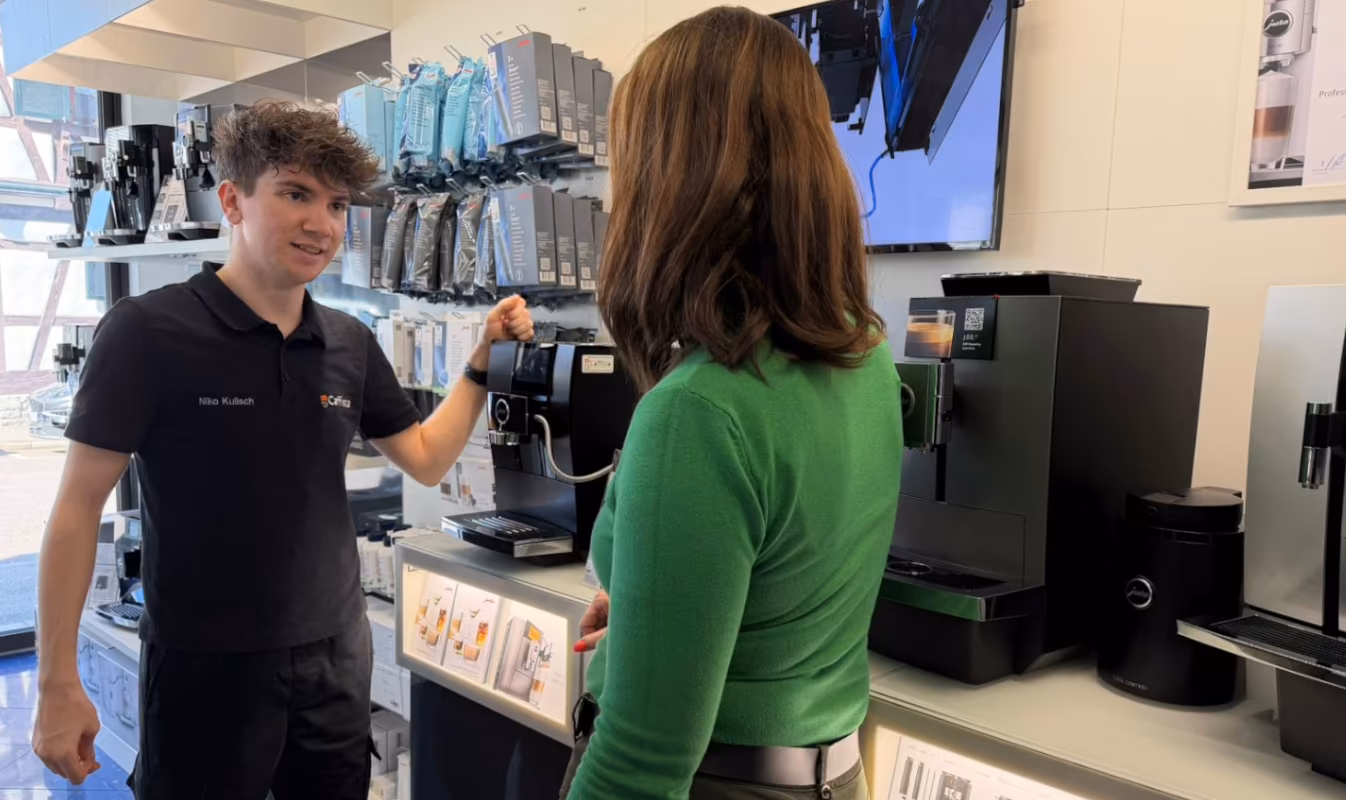 Bei Caffista genießen die Kunden eine der besten und detailliertesten Beratungen die für Kaffeevollautomaten möglich ist.