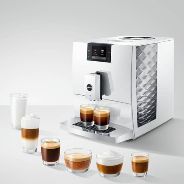 JURA C9 Piano White 2,8-Zoll-Farbdisplay Kaffeeauswahl