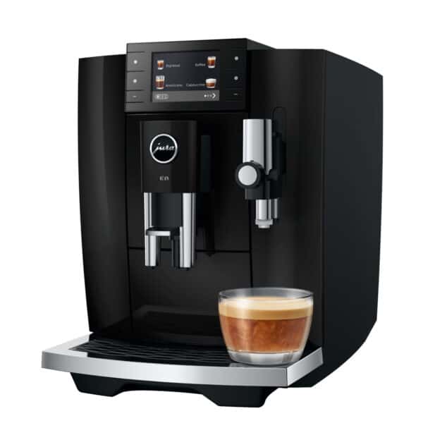 JURA E8 Piano Black ED Kaffeevollautomat Frontansicht