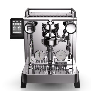 Rocket R58 Tune Siebträger Espressomaschine in Chrom mit Touchdisplay auf der Oberseite