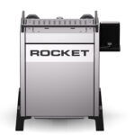 Rocket R58 Tune Siebträger Espressomaschine auf einer Küchenarbeitsplatte