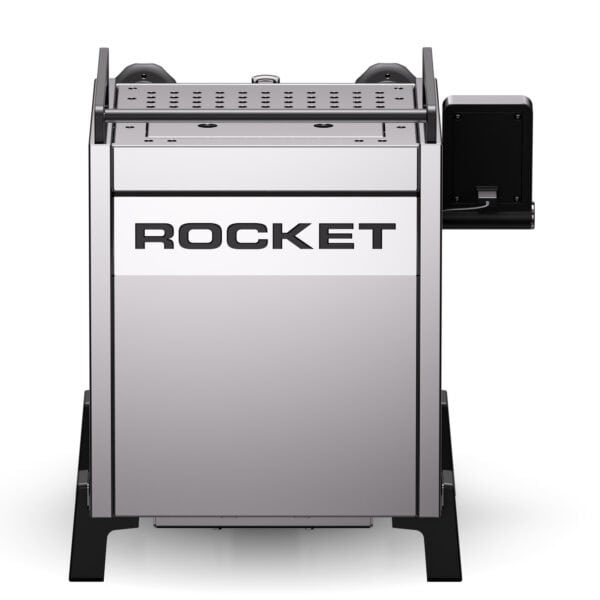 Rocket R58 Tune Siebträger Espressomaschine auf einer Küchenarbeitsplatte