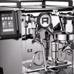 Espressobezug an der Rocket R58 Tune mit zwei Tassen unter dem Siebträger