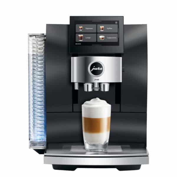 JURA Z10 Obsidian Black (EC) Kaffeevollautomat von vorne, Obsidian Black