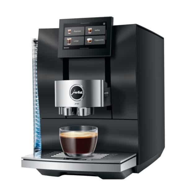 JURA Z10 Obsidian Black (EC) beim Kaffeebezug, Obsidian Black